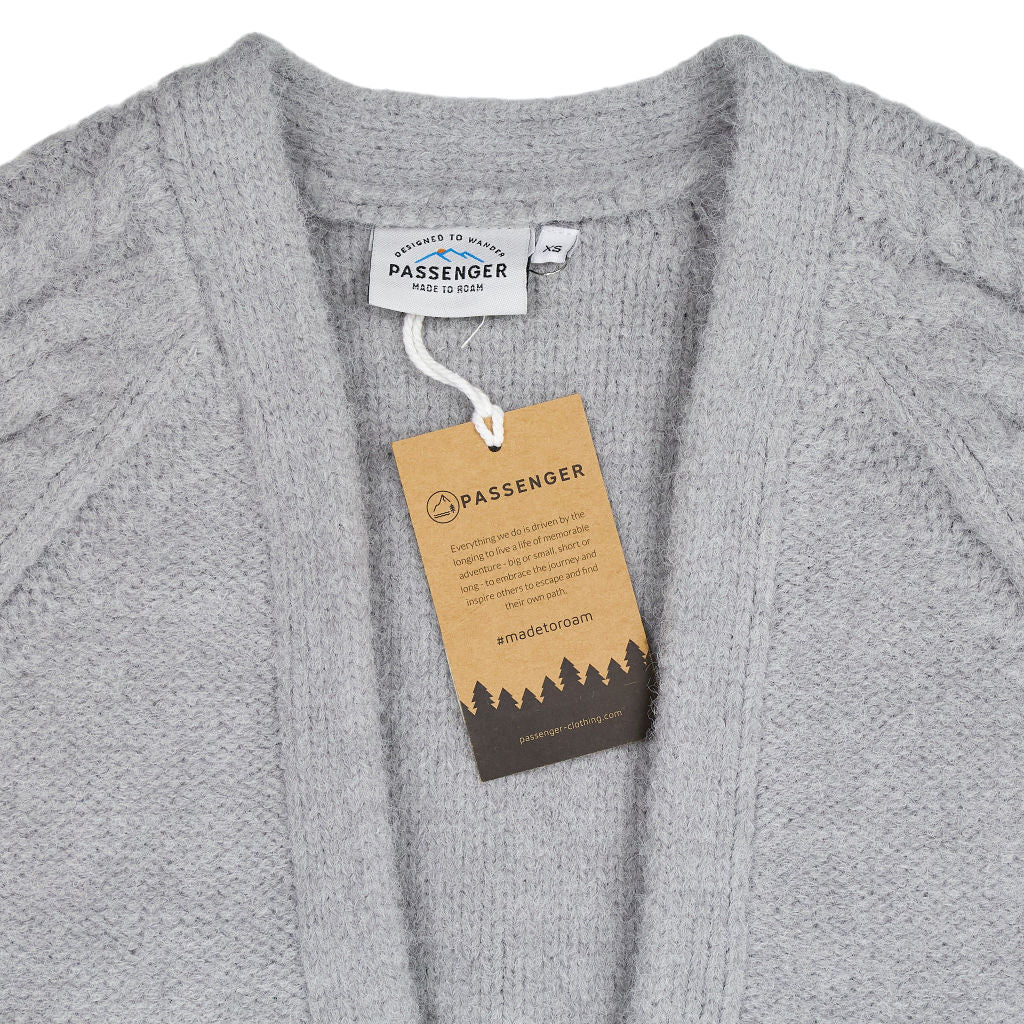 Passenger Grey Marl Knit Cardigan