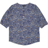 Baukjen Blue Patterned Blouse