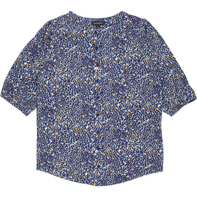 Baukjen Blue Patterned Blouse