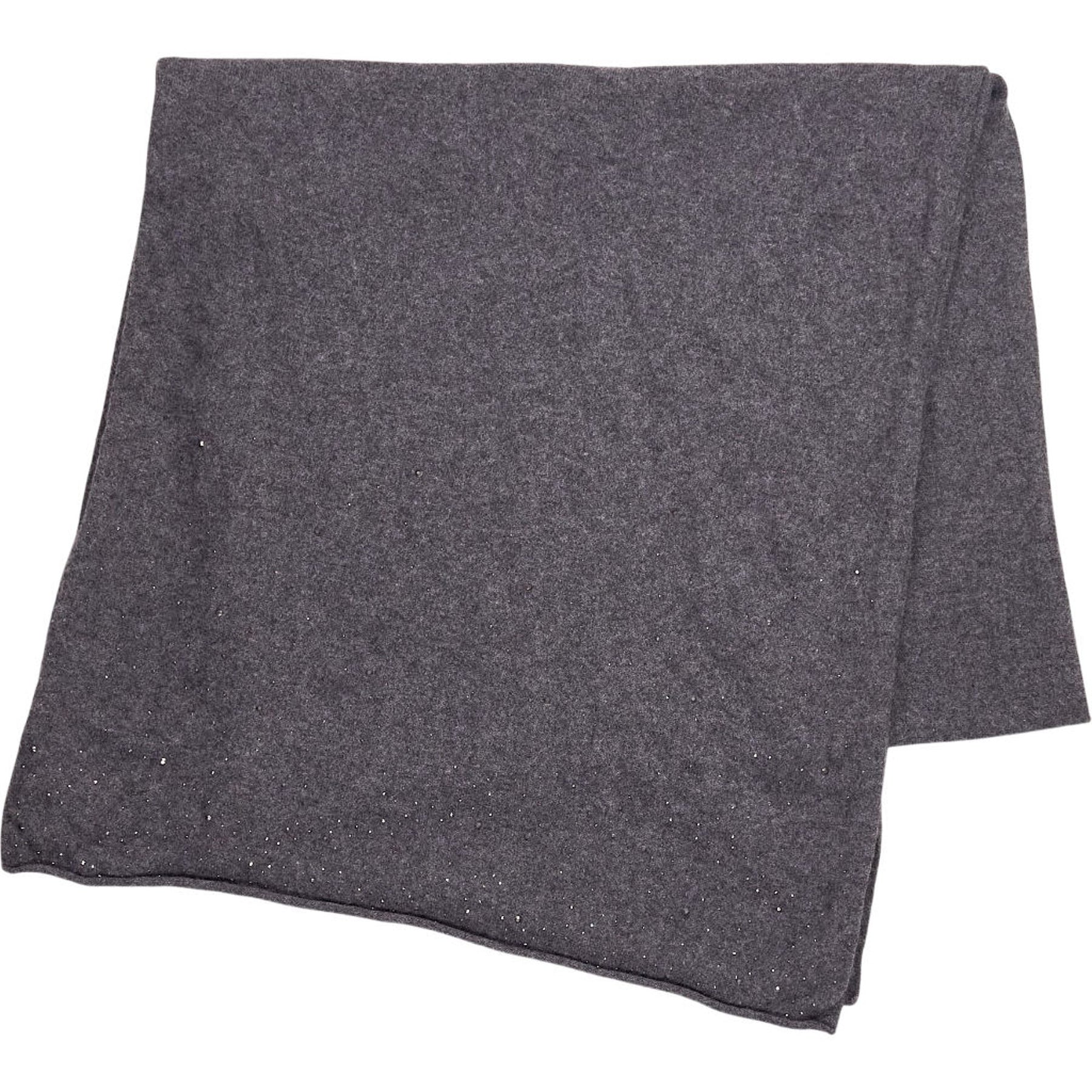 Tahari Grey Beaded Scarf