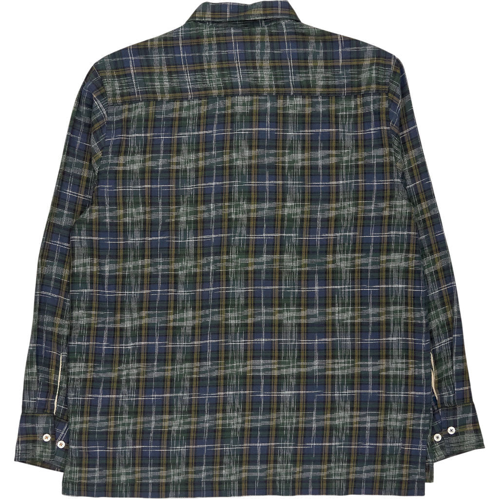 Universal Works Blue Green Check Shirt