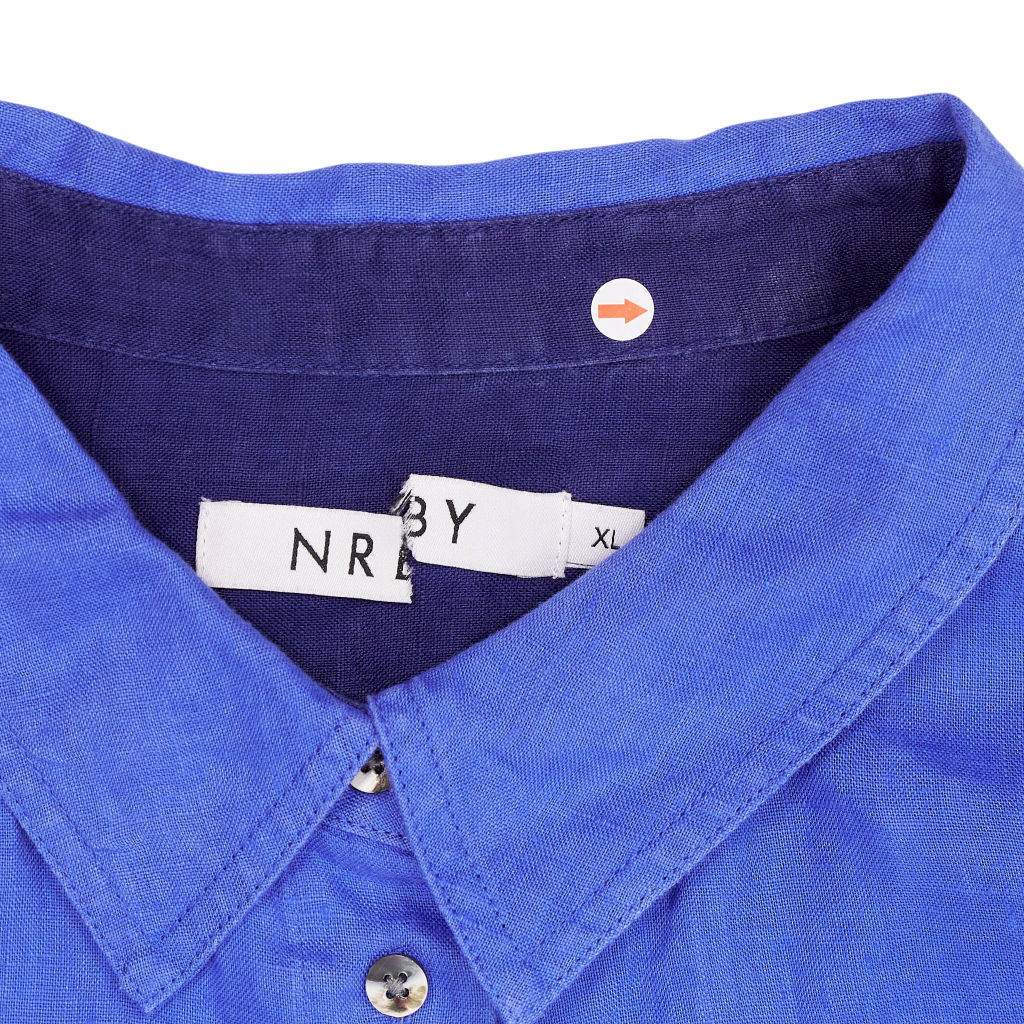 NRBY Blue Linen Shirt