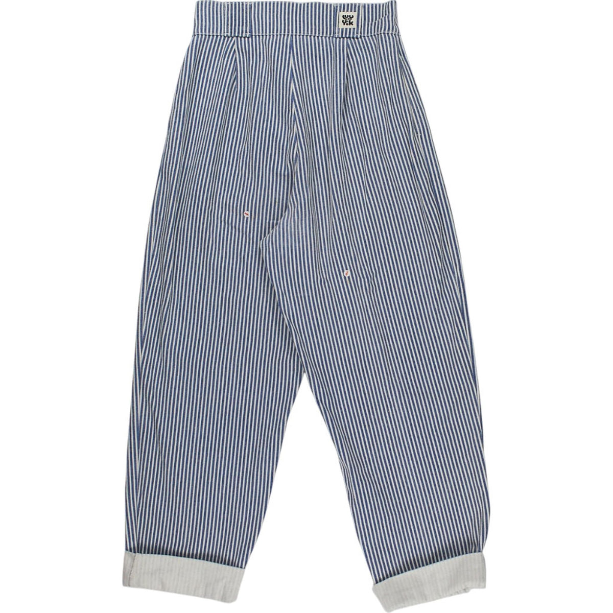 Lucy & Yak Blue Striped Trousers
