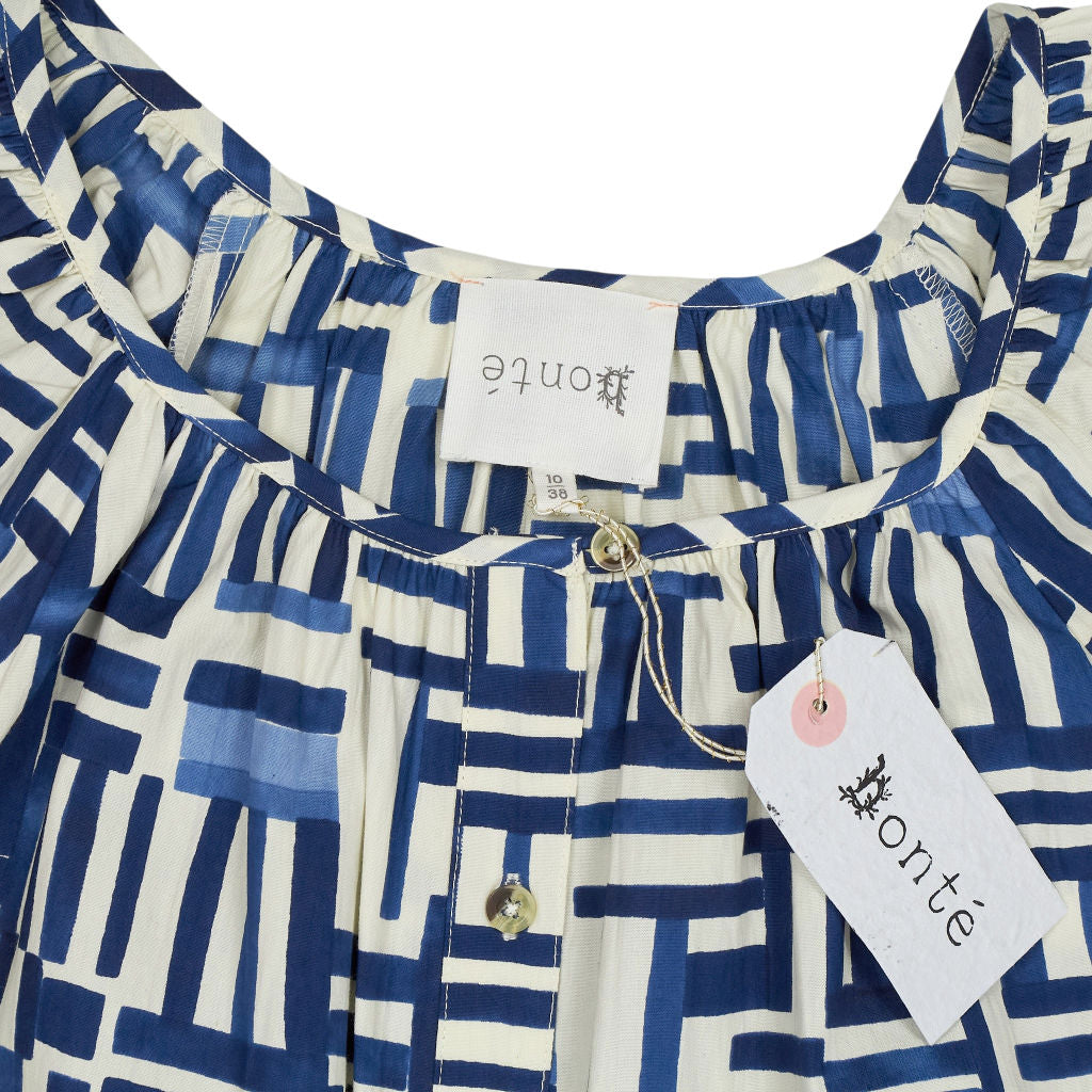 Bonte Navy Gigi Midi Dress