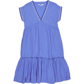 NRBY Blue Cotton Mini Dress