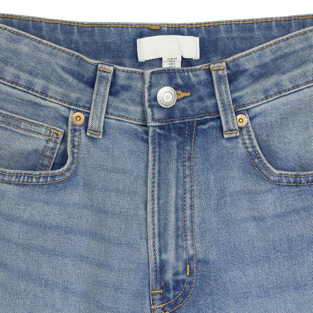 H&M Blue Wide-Leg Jeans