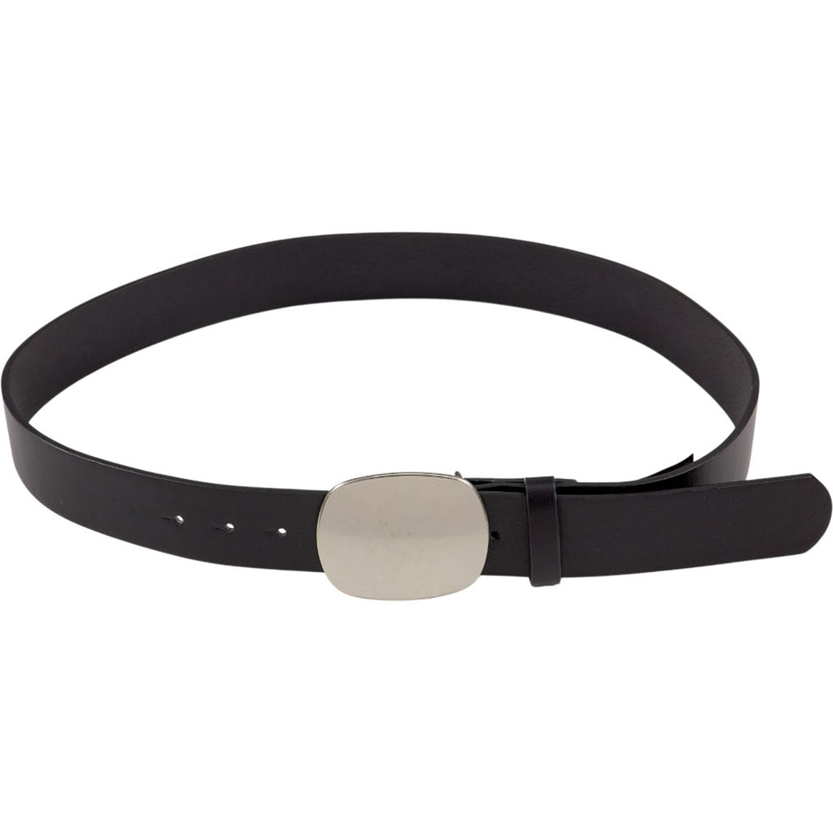 Pull&Bear Black Polyurethane Belt