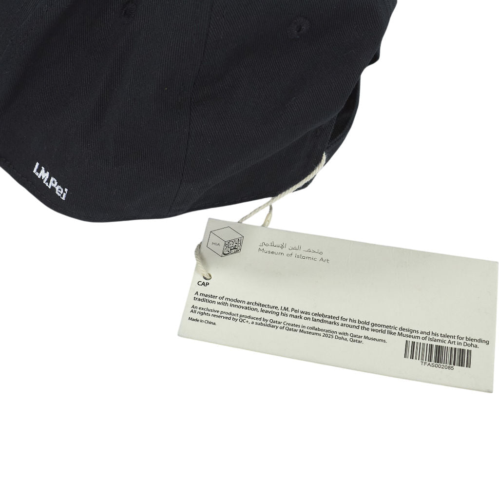 Museum of Islamic Art I.M. Pei Black Cotton Baseball Cap