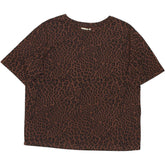 Hush Brown Leopard Oversized Tee