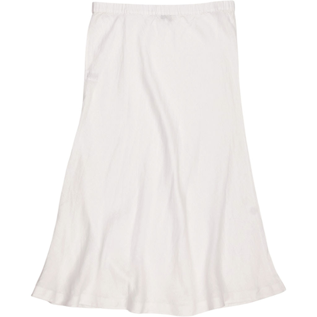 NRBY White Linen Skirt