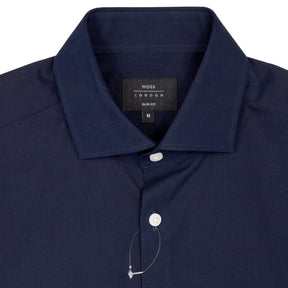 Moss London Navy Slim Fit Shirt