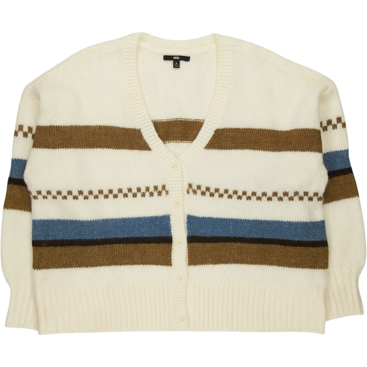 Vans Cream Valerie Stripe Cardigan
