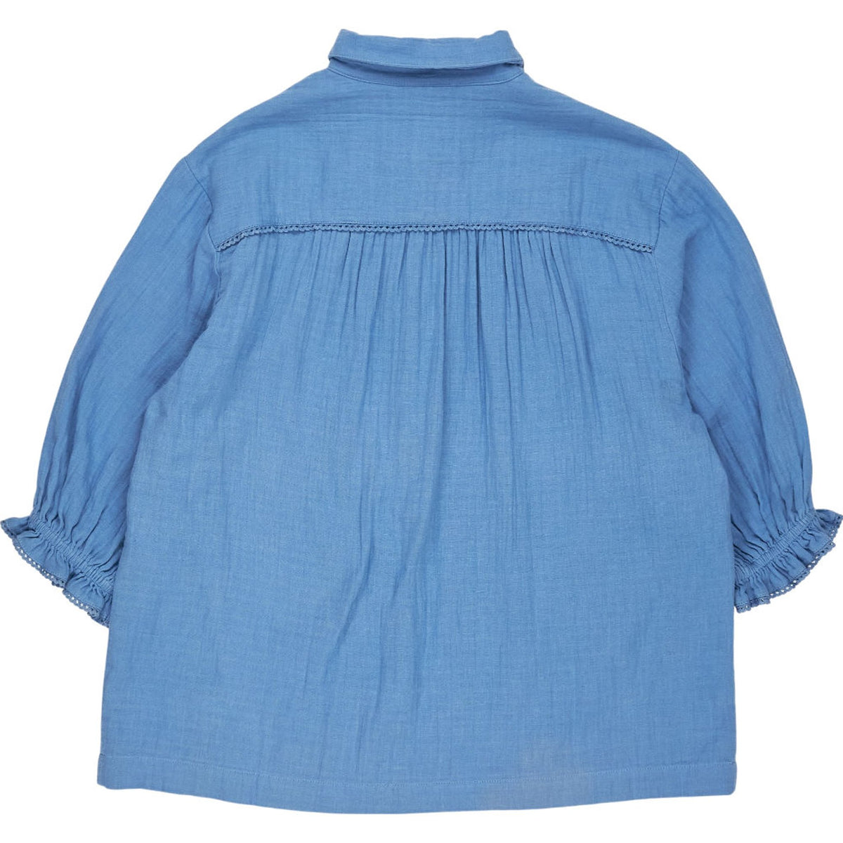 Kirei Blue Cotton Blouse