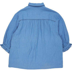 Kirei Blue Cotton Blouse