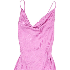 OMNES Pink Spaghetti Strap Dress