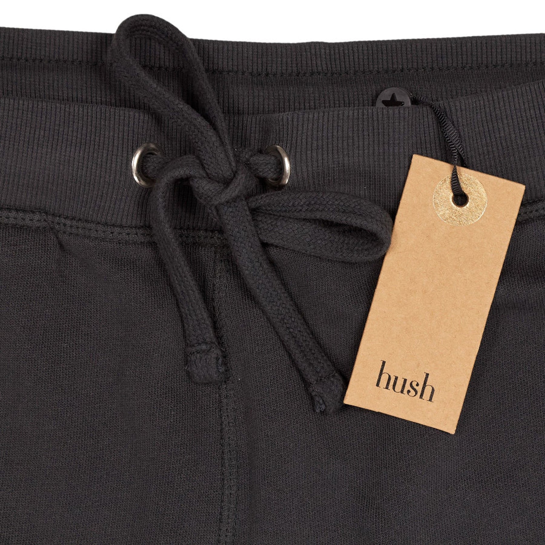 Hush Washed Black Side Stripe Joggers