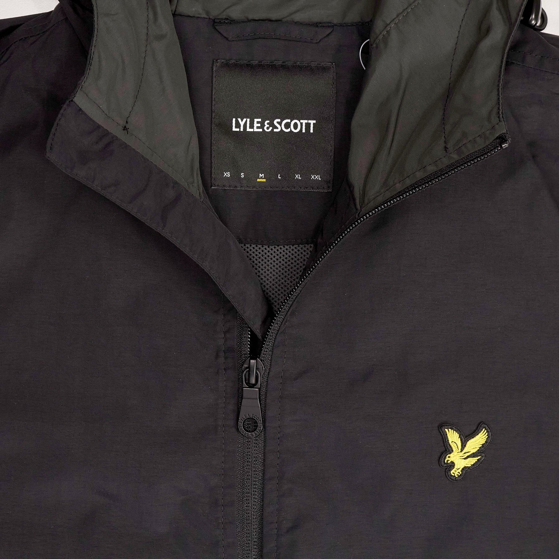 Lyle & Scott Black Chevron Block Jacket