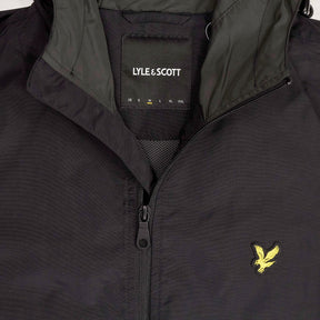 Lyle & Scott Black Chevron Block Jacket