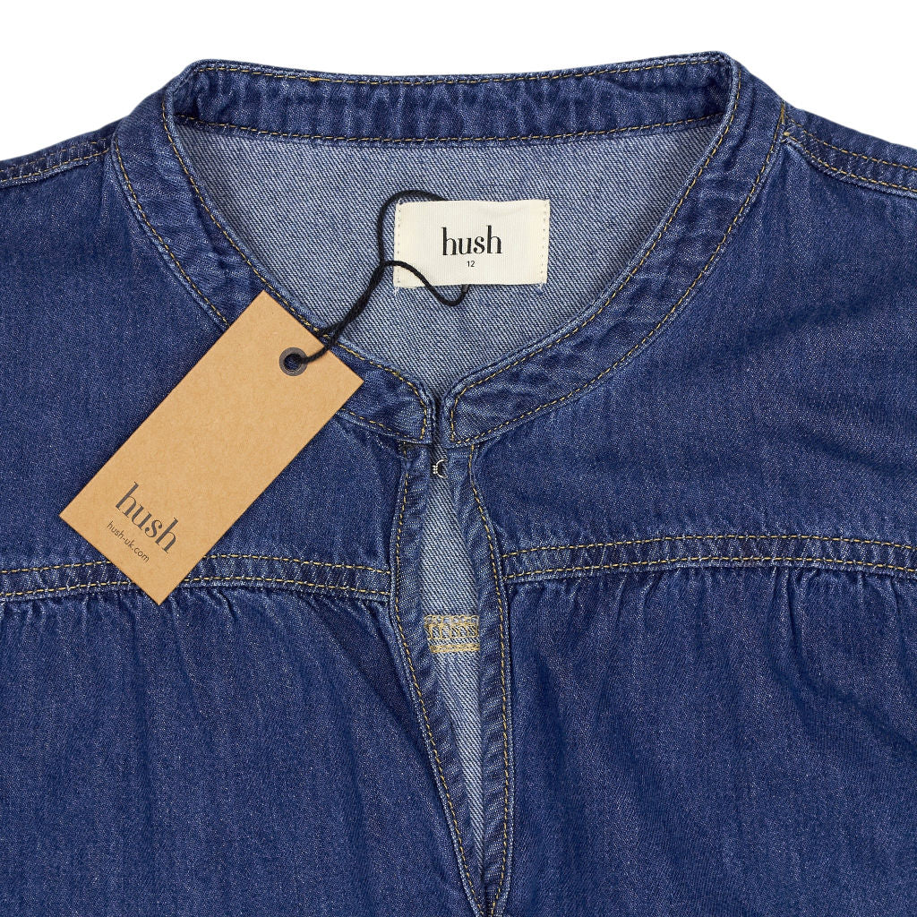 Hush Blue Freya Denim Mini Dress
