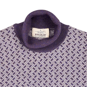 McGeorge Purple Turtleneck Sweater