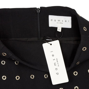 Damsel in a Dress Black Evlin Eyelet Skirt