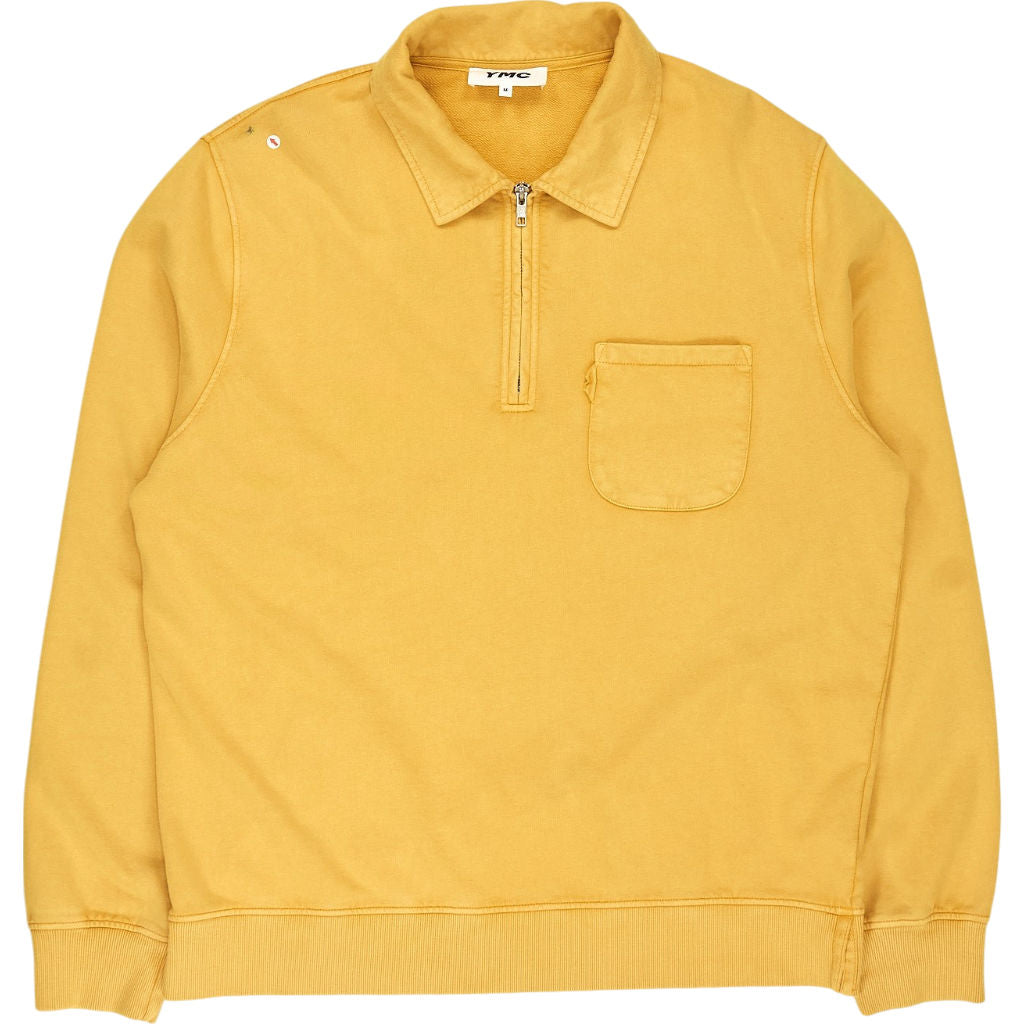 YMC Yellow Collared Sweatshirt