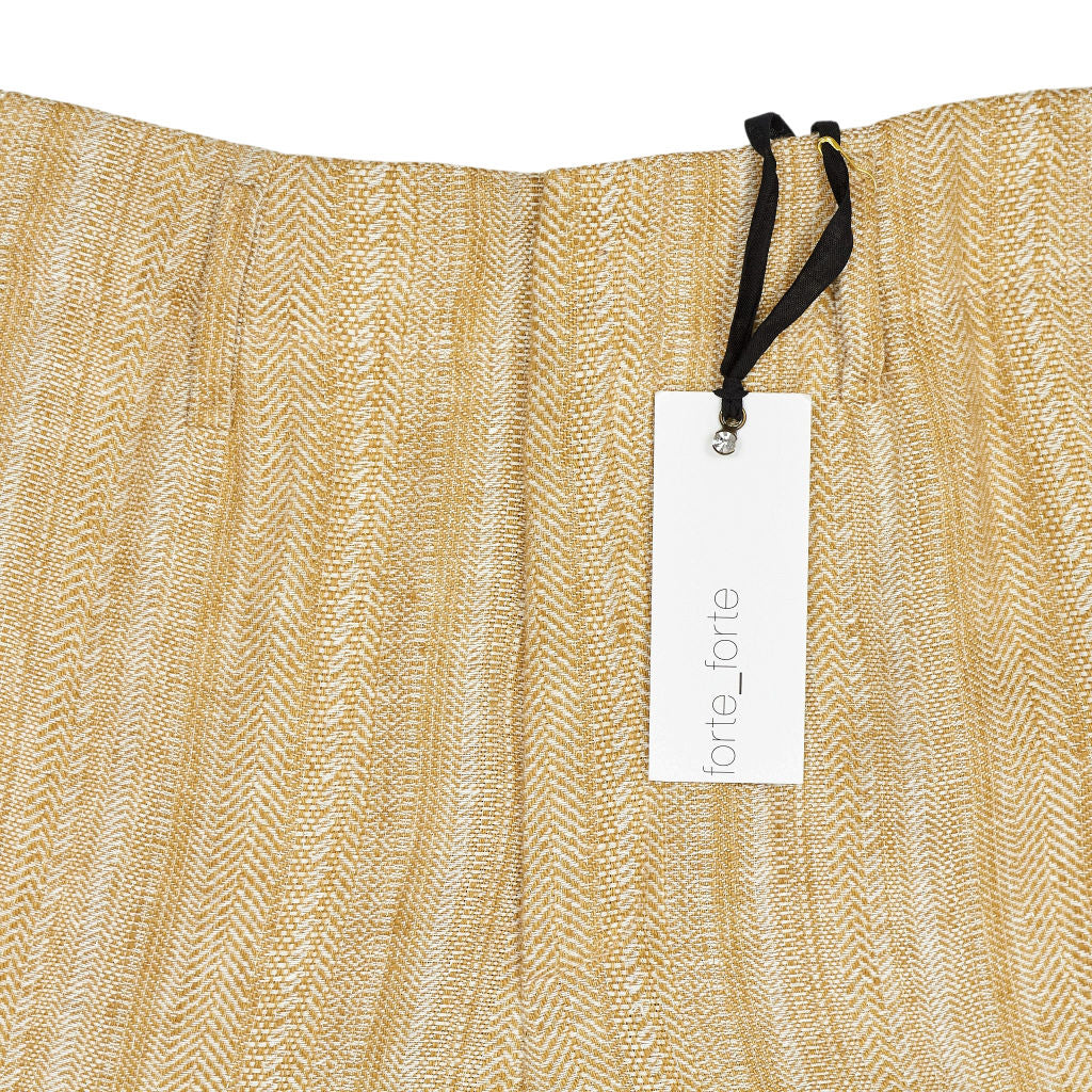 Forte Forte Gold Striped Trousers