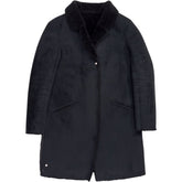 Gerard Darel Black Shearling Coat