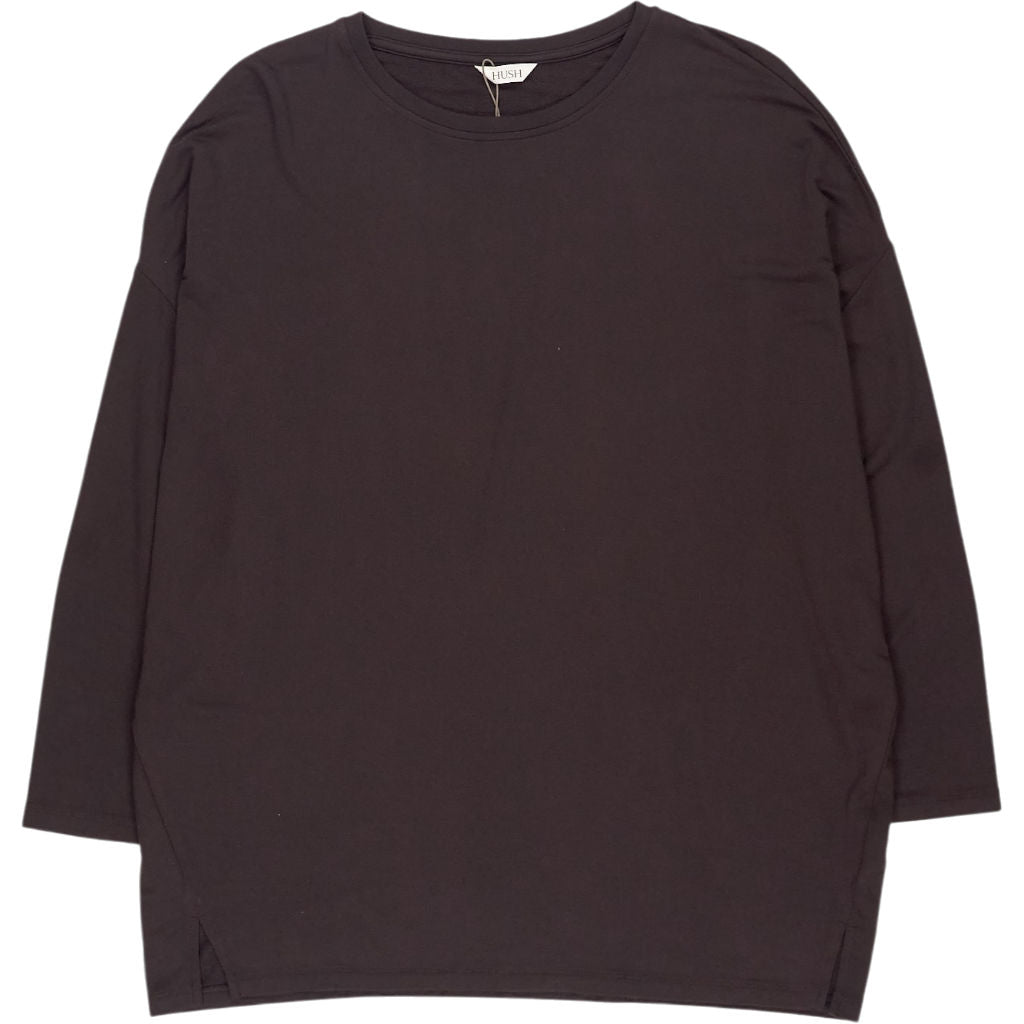 Hush Chocolate Brown Gillian Wide Jersey Top