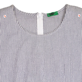 Benetton Striped Ruffle Dress