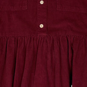 Baukjen Burgundy Corduroy Midi Dress
