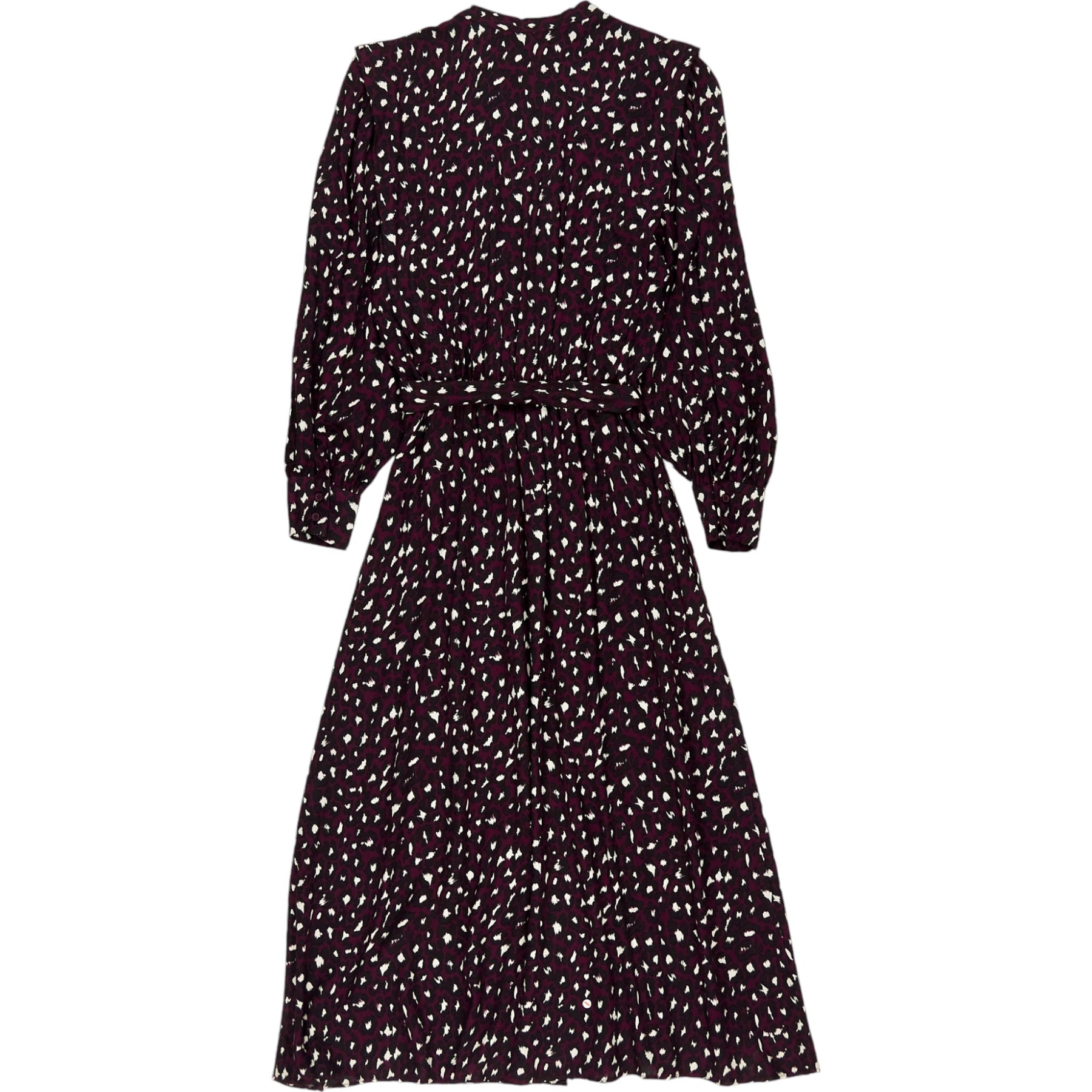 Baukjen Dark Cherry Leopard Print Harper Dress