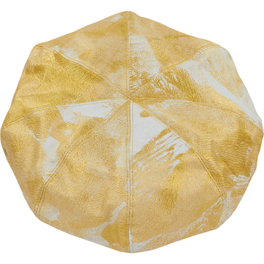 Stephen Jones Jonesboy Yellow Patterned Baker Boy Cap