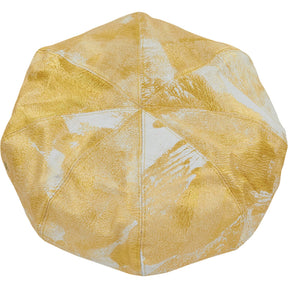 Stephen Jones Jonesboy Yellow Patterned Baker Boy Cap