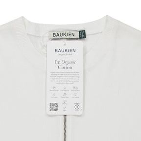 Baukjen White Organic Zip Top