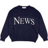 The English Difference Navy Knit Sweater