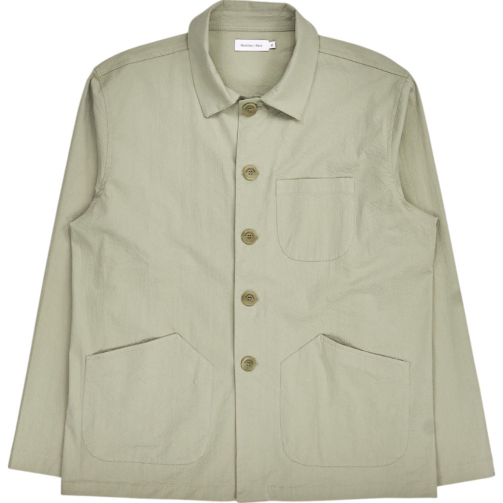 Hamilton + Hare Green Overshirt