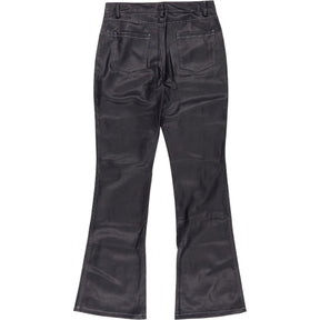 Motel Black PU Zorea Trousers