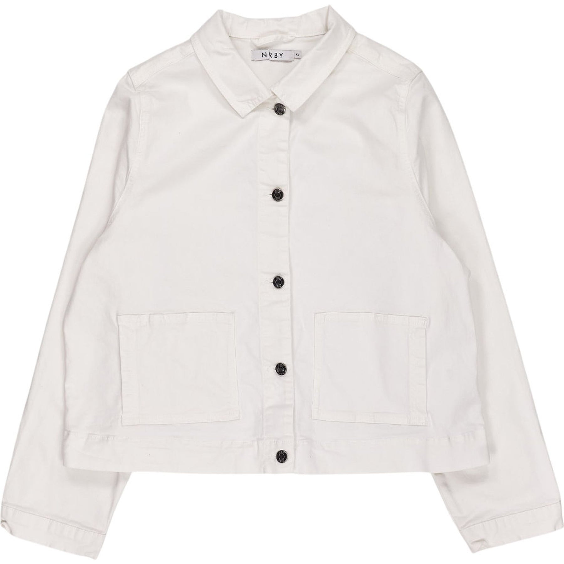 NRBY White Cotton Jacket