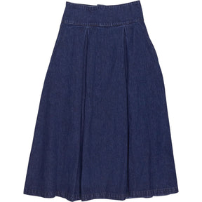 Seventy + Mochi Indigo Denim Midi Skirt