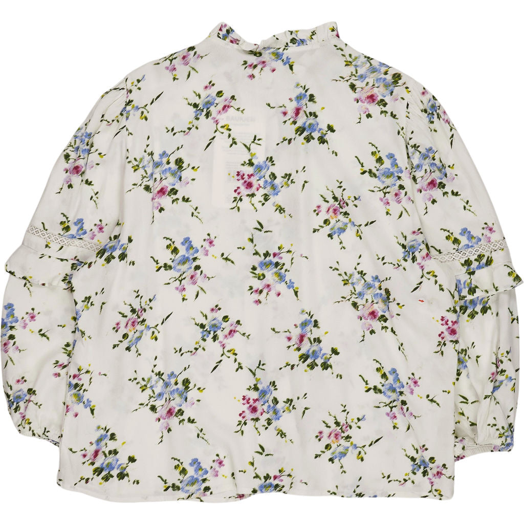 Baukjen White Floral Clemzna Romantic Blouse