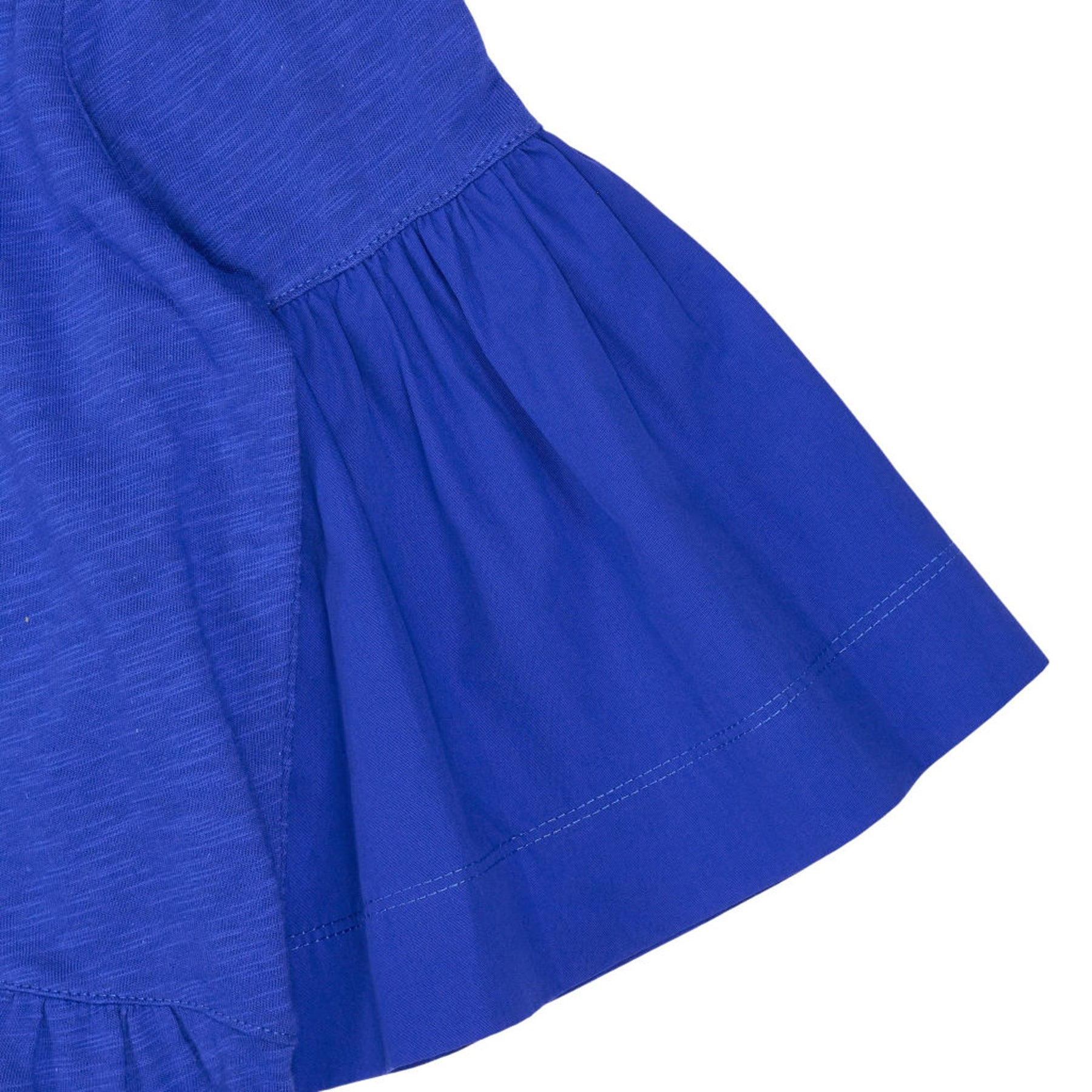 NRBY Blue Cotton Midi Dress