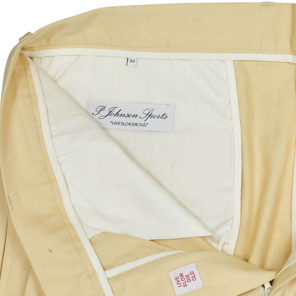 P Johnson Lemon Sports Trousers