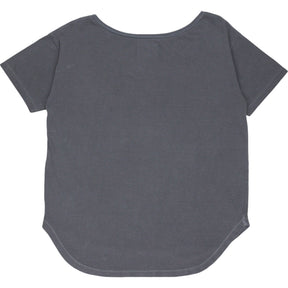 Stussy Dark Grey No.4 Slouchy Crew Neck Tee