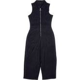 WYSE Black Towelling Jumpsuit