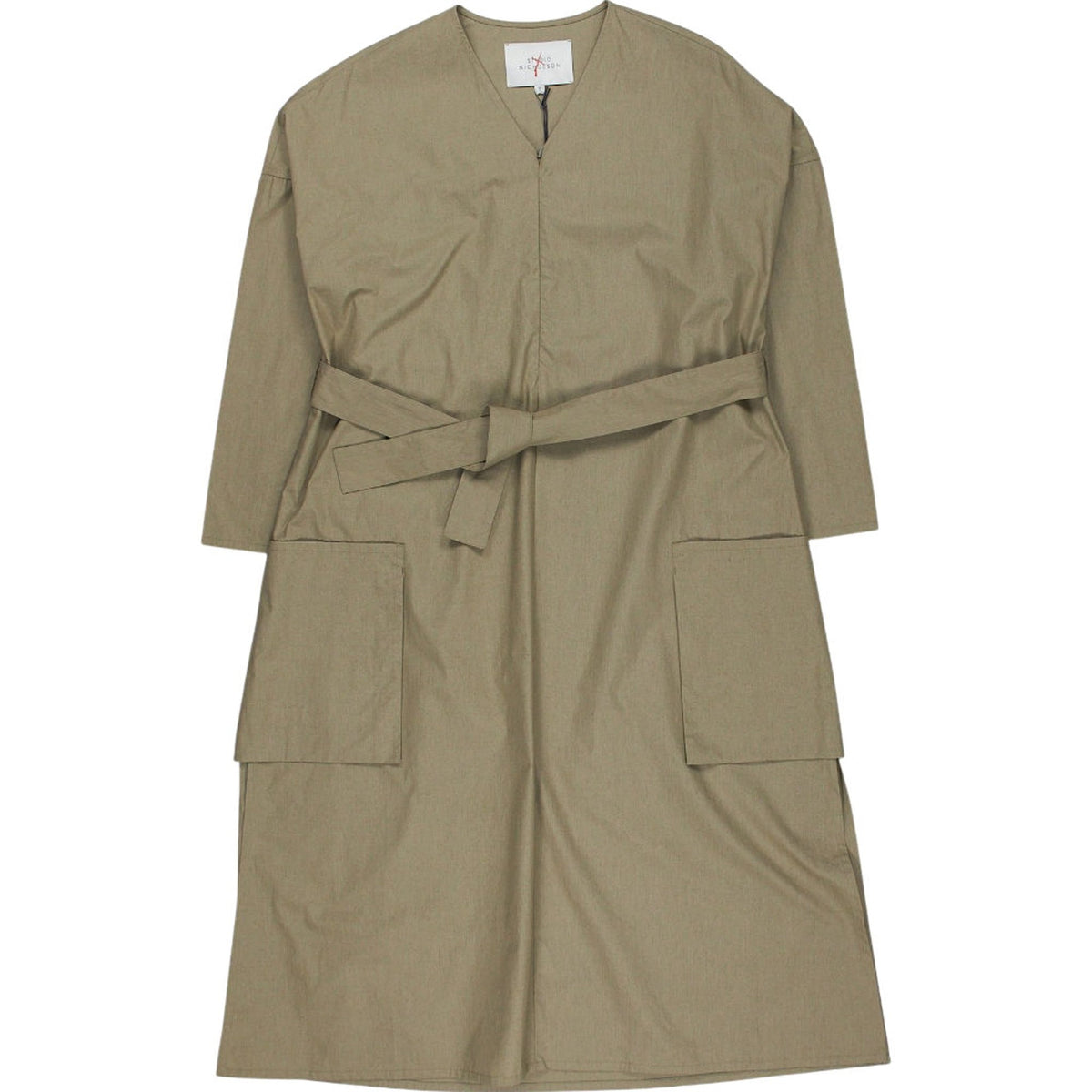 Studio Nicholson Khaki Belted Dress