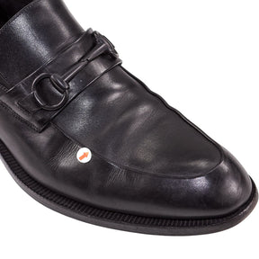 Gucci Black Leather Loafers