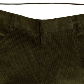 Anderson & Sheppard Green Corduroy Trousers