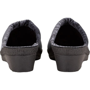Rohde Grey Zebra Print Slippers