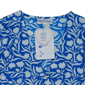 Pink City Prints Blue Floral Dress